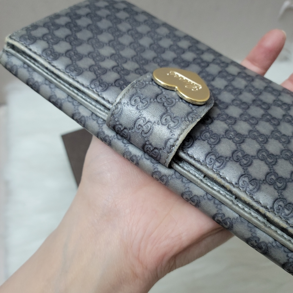 100% Authentic Gucci GG heart long wallet - Picture 16 of 16